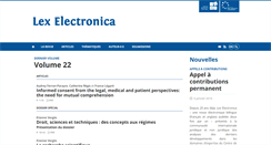 Desktop Screenshot of lex-electronica.org