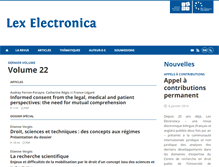 Tablet Screenshot of lex-electronica.org